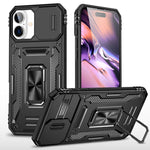 Armor PC + TPU Camera Shield Phone Case, For iPhone 16 Pro, For iPhone 16 Plus, For iPhone 16, For iPhone 15 Pro Max, For iPhone 15 Pro, For iPhone 15 Plus