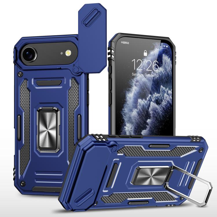 Armor PC + TPU Camera Shield Phone Case, For iPhone 17e / 16e, For iPhone 17 Pro Max, For iPhone 17 Pro, For iPhone 17, For iPhone Air, For iPhone 16 Pro Max