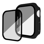 Frosted PC + Anti-spy Tempered Film Integrated Watch Protective Case, For Apple Watch SE 2025 / 2023 / 2022 44mm, For Apple Watch SE 2025 / 2023 / 2022 40mm, For Apple Watch Ultra 3 / 2 / 1 49mm, For Apple Watch 9 / 8 45mm, For Apple Watch 9 / 8 41mm  ...