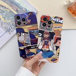 Painted Pattern Precise Hole PC Phone Case, For iPhone 12 Pro
