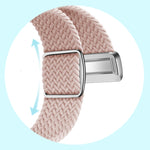 Nylon Loop Magnetic Buckle Watch Band, For Apple Watch 7 41mm, For Apple Watch Series 7 45mm