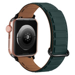 Reverse Buckle Magnetic Silicone Watch Band, For Apple Watch Series 9 41mm, For Apple Watch Ultra 49mm, For Apple Watch Series 8 41mm