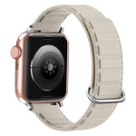 Reverse Buckle Magnetic Silicone Watch Band, For Apple Watch Series 7 41mm, For Apple Watch Series 7 45mm, For Apple Watch SE 40mm