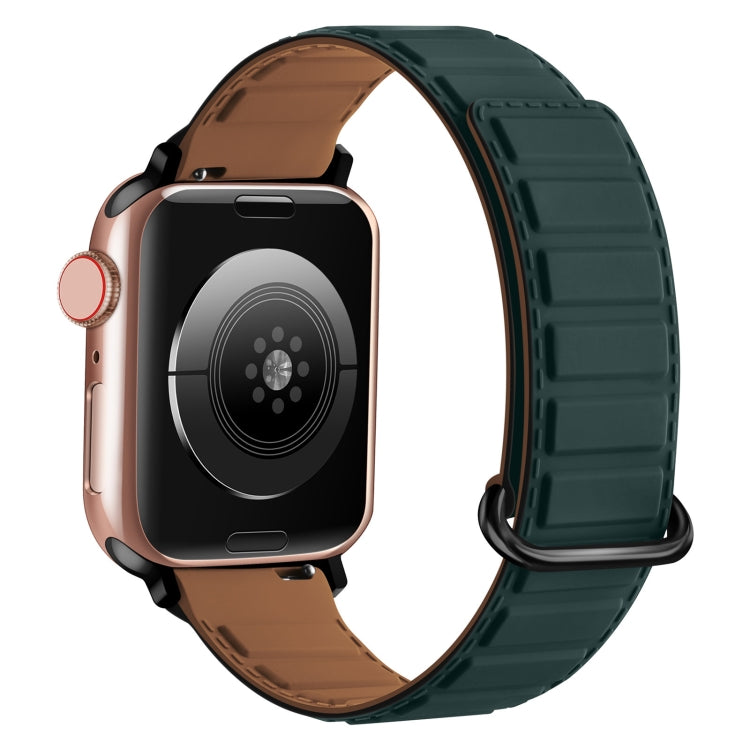 Reverse Buckle Magnetic Silicone Watch Band, For Apple Watch SE 44mm, For Apple Watch Series 6 40mm, For Apple Watch Series 6 44mm