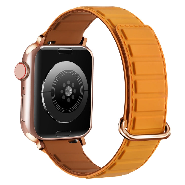 Reverse Buckle Magnetic Silicone Watch Band, For Apple Watch SE 44mm, For Apple Watch Series 6 40mm, For Apple Watch Series 6 44mm