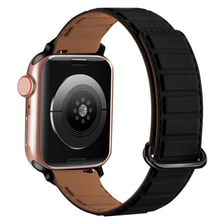 Reverse Buckle Magnetic Silicone Watch Band, For Apple Watch SE 44mm, For Apple Watch Series 6 40mm, For Apple Watch Series 6 44mm