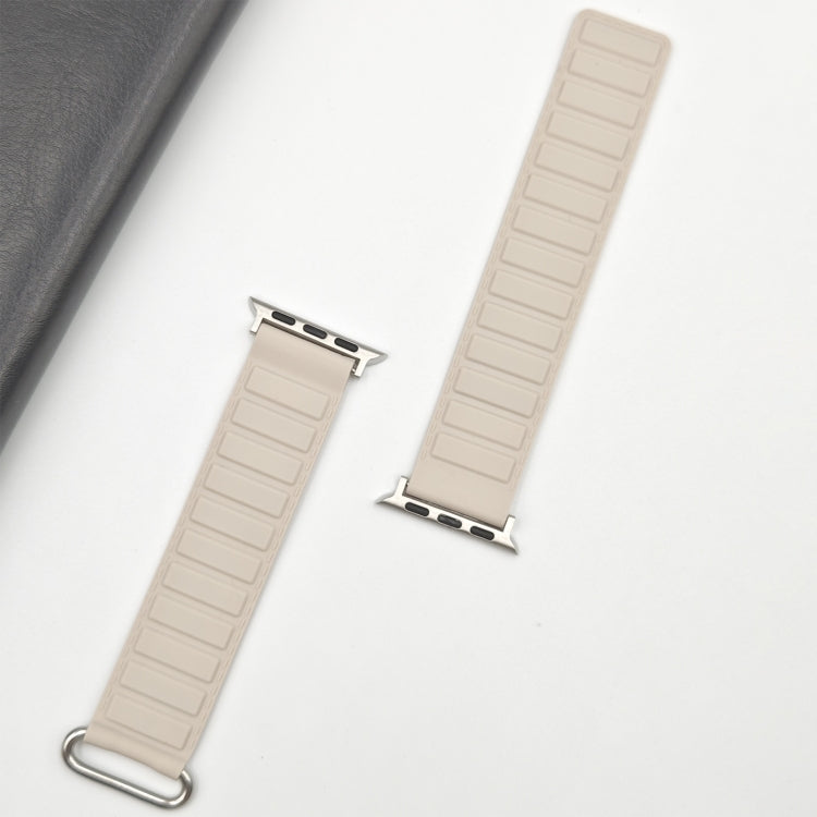 Reverse Buckle Magnetic Silicone Watch Band, For Apple Watch Series 5 44mm, For Apple Watch Series 5 40mm, For Apple Watch Series 4 44mm