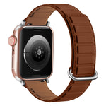 Reverse Buckle Magnetic Silicone Watch Band, For Apple Watch Series 4 40mm, For Apple Watch Series 3 38mm, For Apple Watch Series 3 42mm