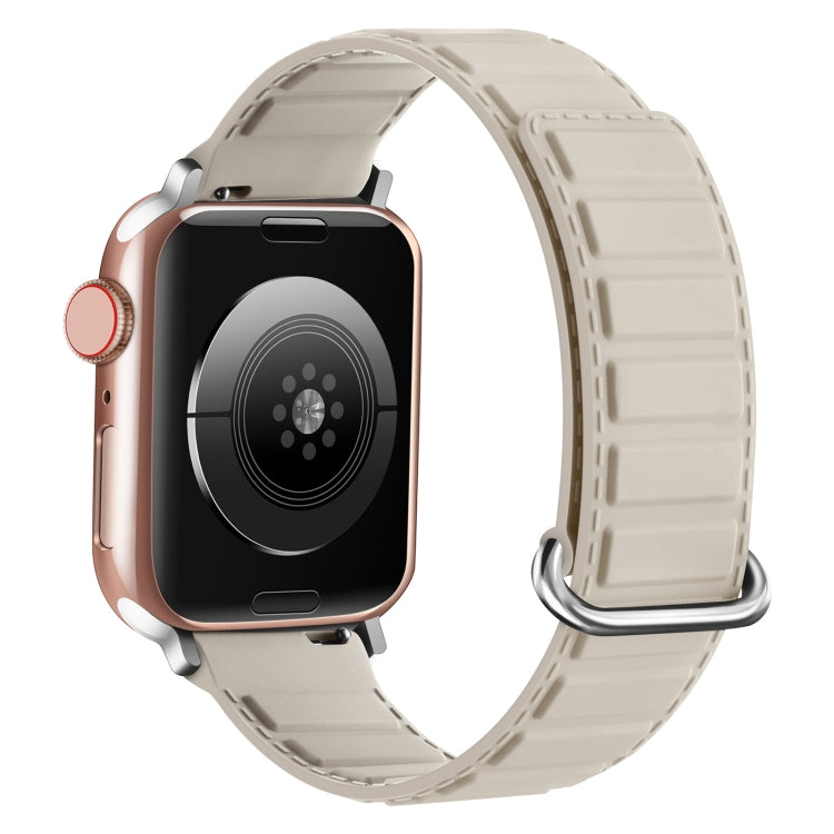 Reverse Buckle Magnetic Silicone Watch Band, For Apple Watch Series 4 40mm, For Apple Watch Series 3 38mm, For Apple Watch Series 3 42mm