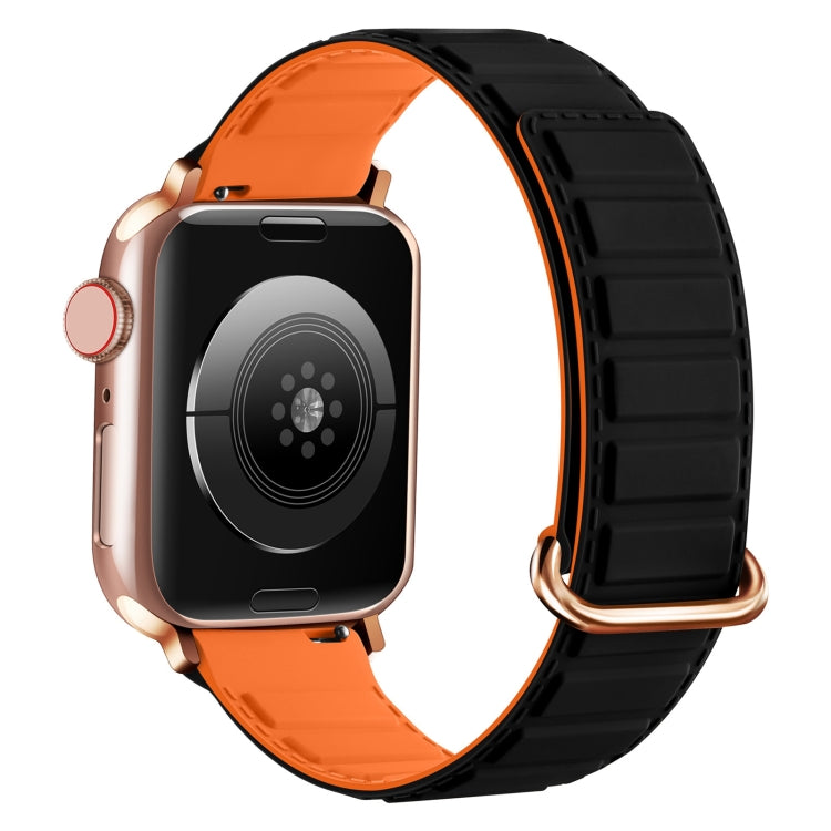 Reverse Buckle Magnetic Silicone Watch Band, For Apple Watch Series 4 40mm, For Apple Watch Series 3 38mm, For Apple Watch Series 3 42mm