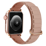 Reverse Buckle Magnetic Silicone Watch Band, For Apple Watch Series 4 40mm, For Apple Watch Series 3 38mm, For Apple Watch Series 3 42mm