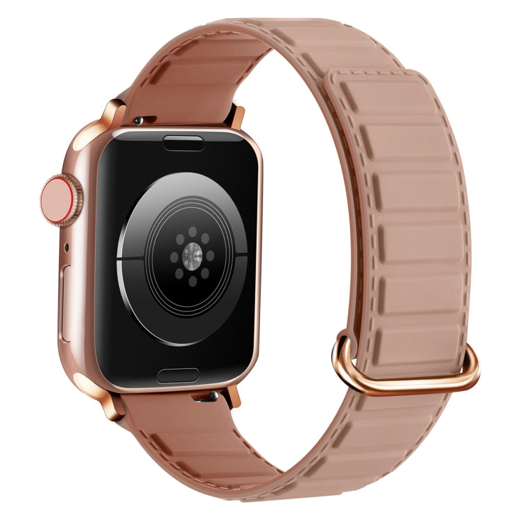 Reverse Buckle Magnetic Silicone Watch Band, For Apple Watch Series 4 40mm, For Apple Watch Series 3 38mm, For Apple Watch Series 3 42mm