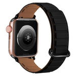 Reverse Buckle Magnetic Silicone Watch Band, For Apple Watch 38mm
