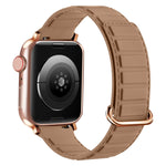 Reverse Buckle Magnetic Silicone Watch Band, For Apple Watch Series 9 41mm, For Apple Watch Ultra 49mm, For Apple Watch Series 8 41mm