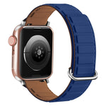 Reverse Buckle Magnetic Silicone Watch Band, For Apple Watch Series 10 46mm, For Apple Watch Series 10 42mm, For Apple Watch SE 2023 44mm