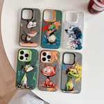 Animal Pattern Oil Painting Series PC + TPU Phone Case, For iPhone 14 Plus