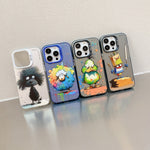 Animal Pattern Oil Painting Series PC + TPU Phone Case, For iPhone XS Max
