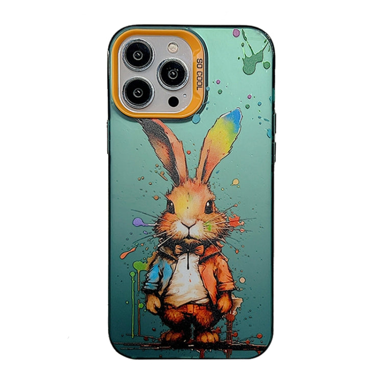Cute Animal Pattern Series PC + TPU Phone Case, For iPhone 14 Pro Max, For iPhone 15 Plus, For iPhone 15, For iPhone 13 Pro Max