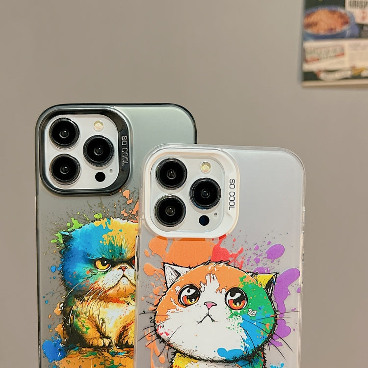 Cute Animal Pattern Series PC + TPU Phone Case, For iPhone 13 Pro, For iPhone 13, For iPhone 12, For iPhone 12 Pro Max