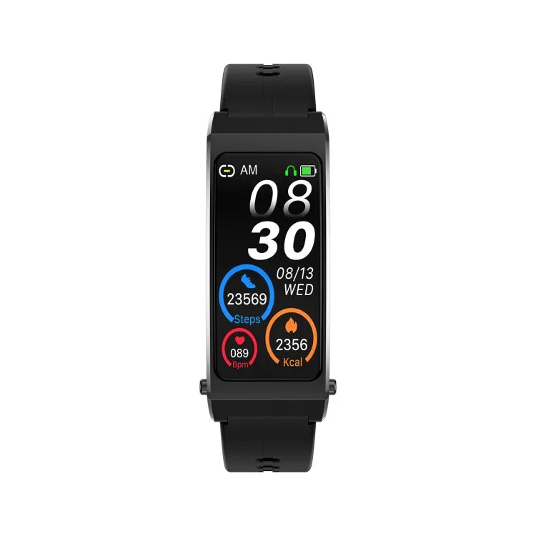 K13S 1.14 inch TFT Screen Silicone Strap Smart Calling Bracelet Supports Sleep Management/Blood Oxygen Monitoring, Silicone Strap