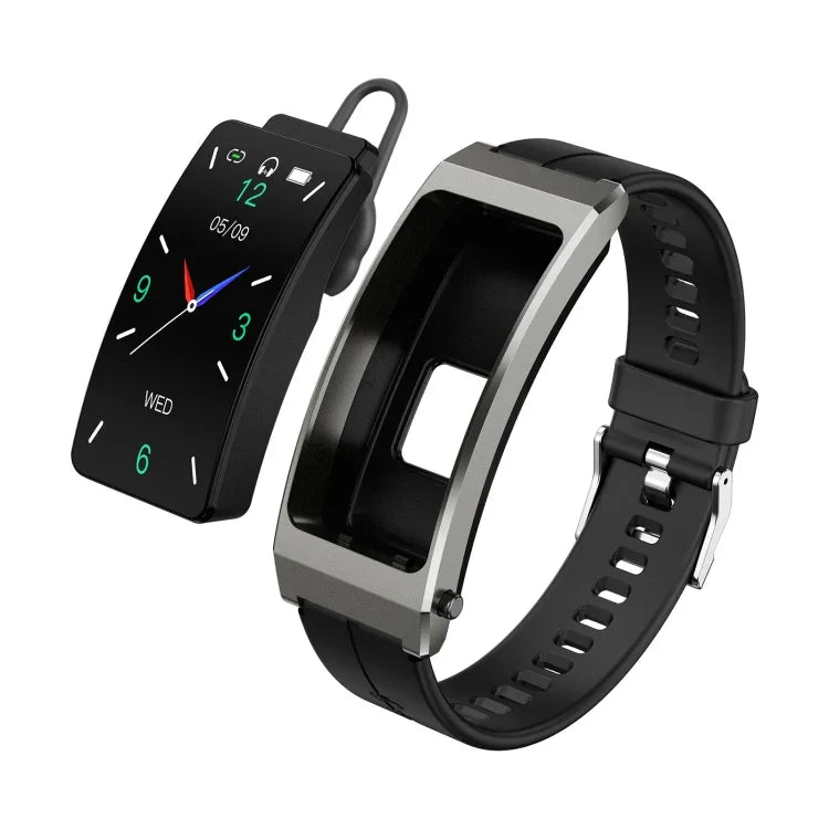 K13S 1.14 inch TFT Screen Silicone Strap Smart Calling Bracelet Supports Sleep Management/Blood Oxygen Monitoring, Silicone Strap