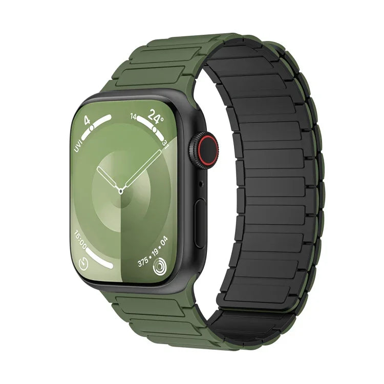 Magnetic Loop Silicone Watch Band, For Apple Watch SE 2022 44mm, For Apple Watch Series 7 41mm, For Apple Watch Series 7 45mm