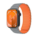 Magnetic Loop Silicone Watch Band, For Apple Watch SE 2022 44mm, For Apple Watch Series 7 41mm, For Apple Watch Series 7 45mm