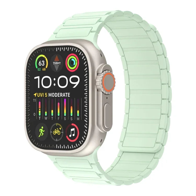 Magnetic Loop Silicone Watch Band, For Apple Watch SE 2023 44mm, For Apple Watch SE 2023 40mm, For Apple Watch Ultra 2 49mm