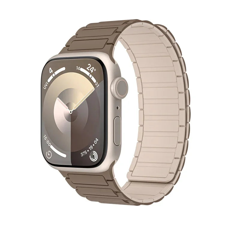 Magnetic Loop Silicone Watch Band, For Apple Watch Series 9 45mm, For Apple Watch Series 9 41mm, For Apple Watch Ultra 49mm