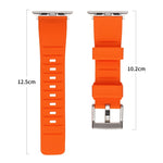 Double Ring Silicone Watch Band, For Apple Watch 42mm, For Apple Watch 38mm