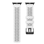 Twill Dual-row Buckle Silicone Watch Band, For Apple Watch Series 2 38mm