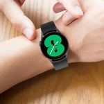 For Samsung Galaxy Watch 6 / 6 Classic Solid Color Buckle Silicone Watch Band, L Size, S Size