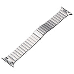 Flat Buckle Stainless Steel Watch Band, For Apple Watch SE 2023 44mm, For Apple Watch Ultra 49mm, For Apple Watch SE 2023 40mm, For Apple Watch Ultra 2 49mm, For Apple Watch SE 2022 40mm, For Apple Watch Series 9 45mm, For Apple Watch SE 2022 44mm     ...
