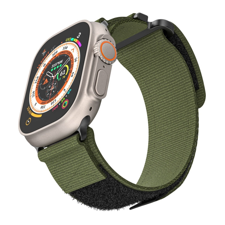 AW Nylon Two-Section Watch Band, For Apple Watch Series 7 41mm, For Apple Watch Series 7 45mm, For Apple Watch SE 40mm, For Apple Watch SE 44mm, For Apple Watch Series 6 40mm, For Apple Watch Series 6 44mm, For Apple Watch Series 5 44mm                ...