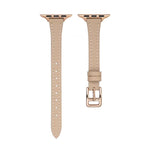 T-shaped Slim Genuine Leather Watch Band, For Apple Watch Series 2 42mm, For Apple Watch 2 38mm, For Apple Watch 42mm, For Apple Watch 38mm