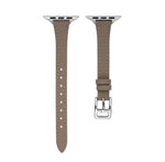 T-shaped Slim Genuine Leather Watch Band, For Apple Watch Series 2 42mm, For Apple Watch 2 38mm, For Apple Watch 42mm, For Apple Watch 38mm