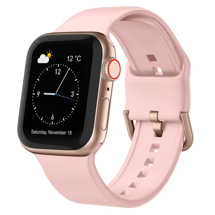 Pin Buckle Silicone Watch Band, For Apple Watch SE 44mm