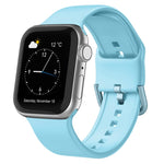 Pin Buckle Silicone Watch Band, For Apple Watch Series 3 42mm