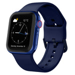 Pin Buckle Silicone Watch Band, For Apple Watch Series 3 42mm
