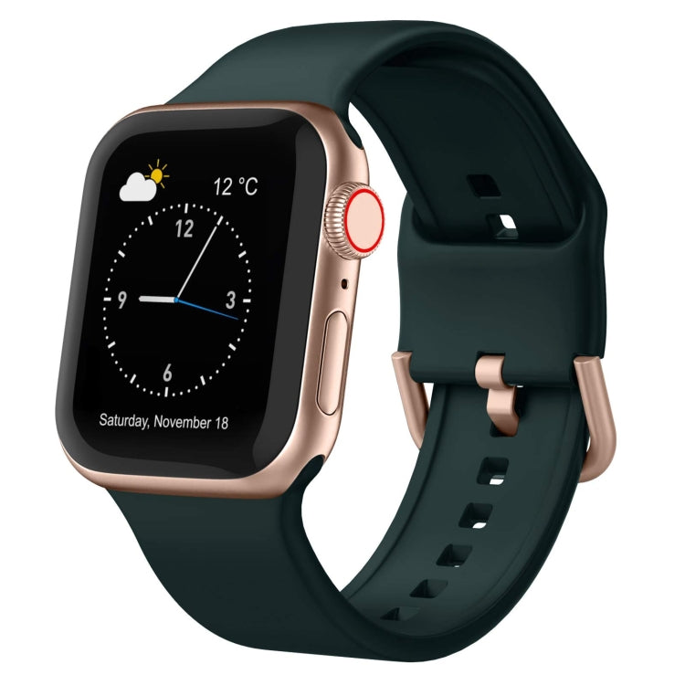 Pin Buckle Silicone Watch Band, For Apple Watch Series 2 38mm