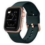 Pin Buckle Silicone Watch Band, For Apple Watch 42mm
