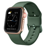 Pin Buckle Silicone Watch Band, For Apple Watch 38mm