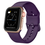 Pin Buckle Silicone Watch Band, For Apple Watch Series 9 41mm