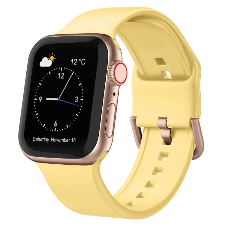 Pin Buckle Silicone Watch Band, For Apple Watch SE 2023 40mm