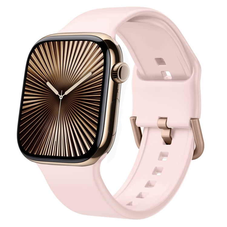Pin Buckle Silicone Watch Band, For Apple Watch Series 10 46mm