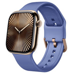 Pin Buckle Silicone Watch Band, For Apple Watch Series 10 42mm