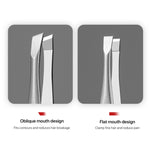 Eyebrow Clip Stainless Steel Tweezers Multifunctional Bevel Eyebrow Clip