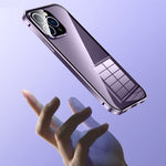 Magnetic Double-buckle HD Tempered Glass Phone Case, For iPhone 11 Pro