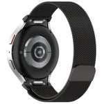 Button Style Milan Magnetic Metal Watch Band, For Samsung Galaxy Watch 6