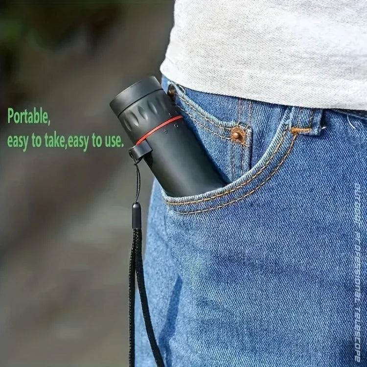 2000x25 3.6 inch 12x HD Magnification Monocular High Power Telescope, 2000x25